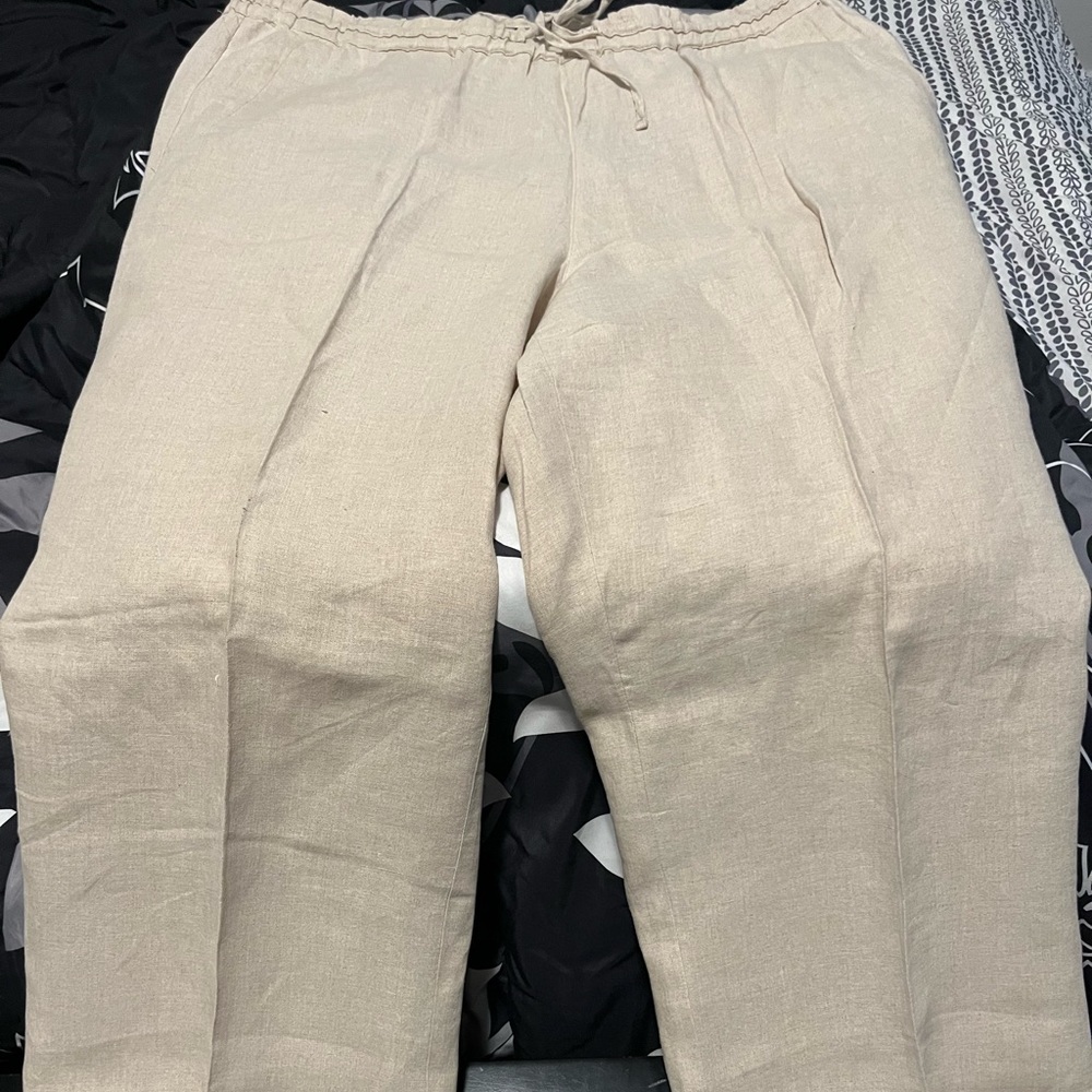 Charter Club Luxury 100% Linen Pant